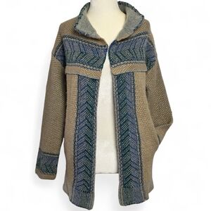 Cato Multicolor Patterned Cardigan